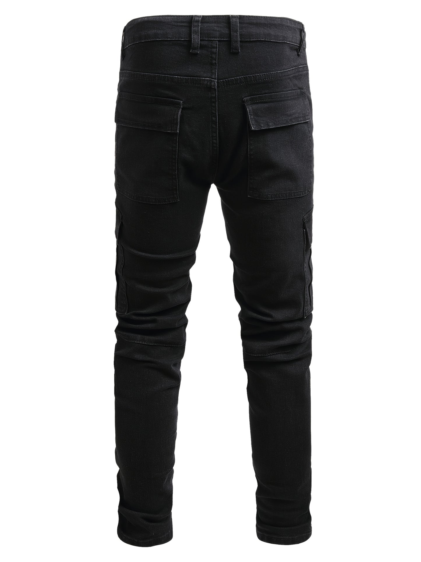 Men'S Slim Fit Jeans Stretch Ripped Skinny Jeans for Men, Fashion Straight Leg Comfort Flex Waist Casual Pants