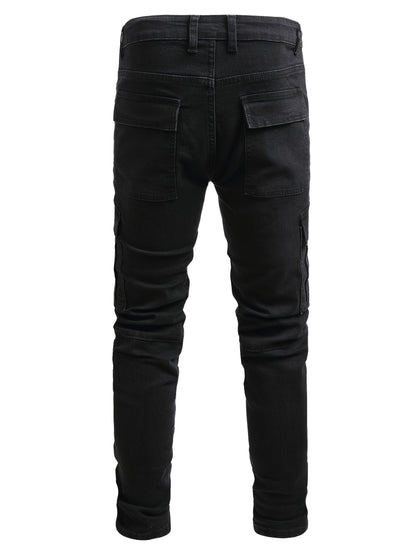 Men'S Slim Fit Jeans Stretch Ripped Skinny Jeans for Men, Fashion Straight Leg Comfort Flex Waist Casual Pants