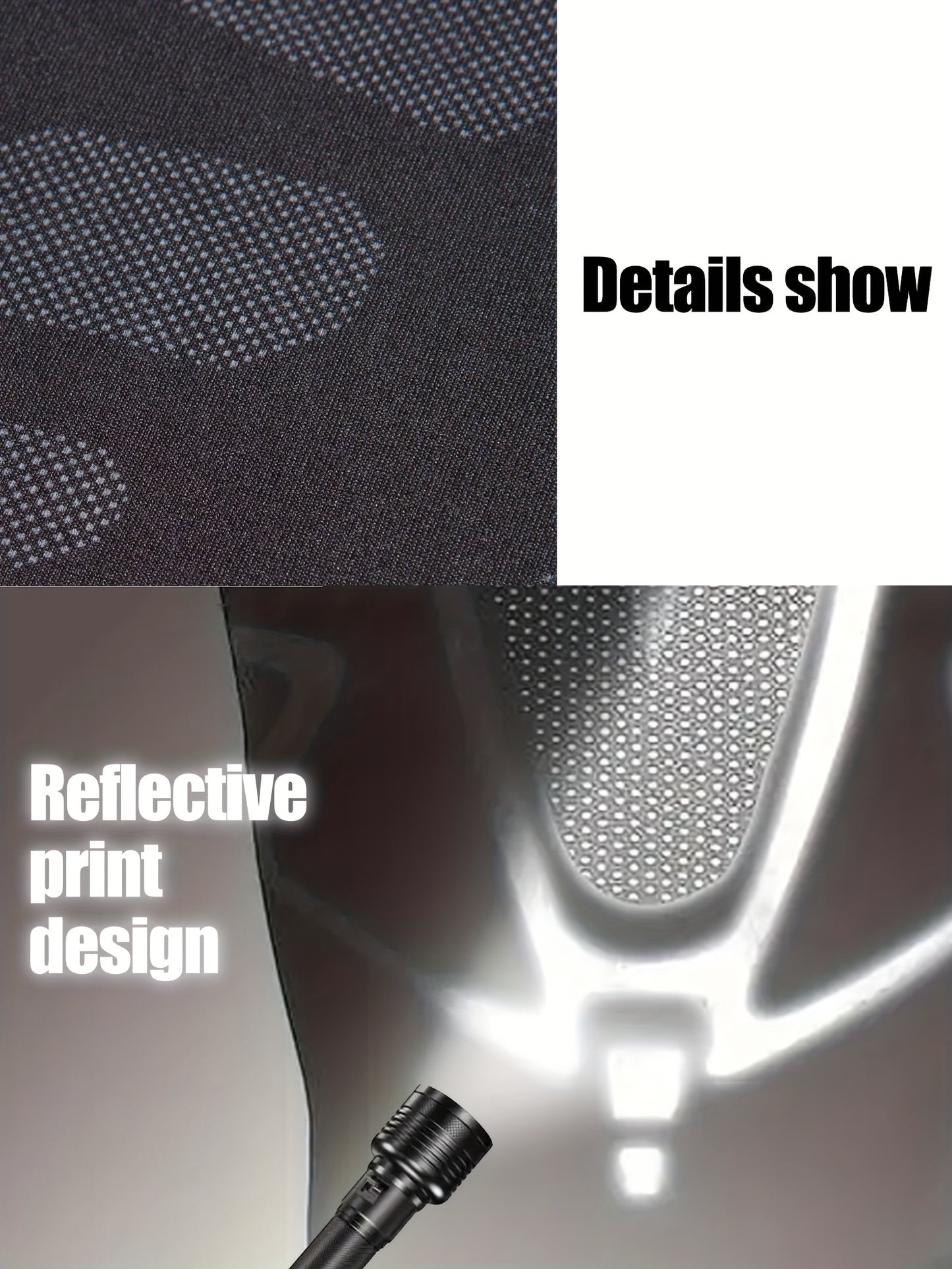 3pcs Men's Night Running Reflective Dry Tight Body Shaping Sports Suit Gym High Elastic Training Clothes Breathable Fitness Clothing, Night Running Gear, Reflective Workout Wear, Men's Sports Suit, Reflective Activewear, Sporty Aesthetic, Seamless Sportsw
