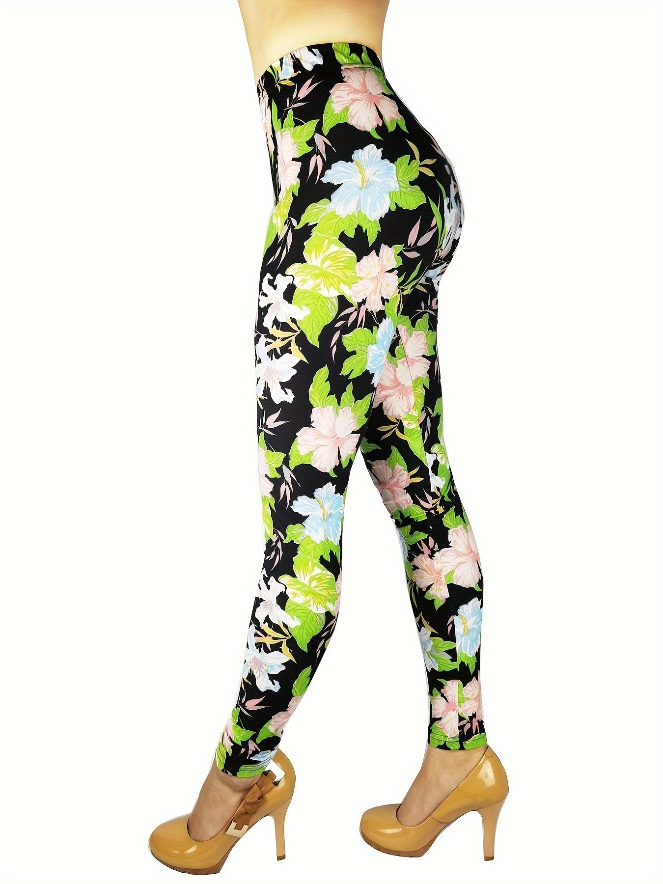 The Leggings Women's Fashion Printed Fashion Leggings Regular Workout