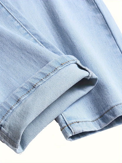 Men's slim stretch jeans - Comfortable & Flexible Fit - Denim Material - Perfect for Casual Wear - Ideal Gift for Fashionable Men