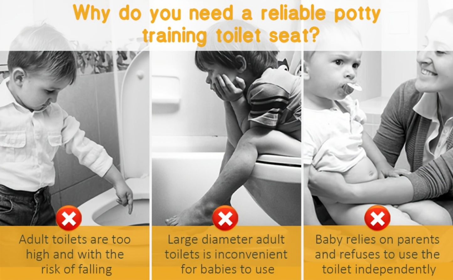 Potty Training Seat - Soft Toilet Steps 2-In-1