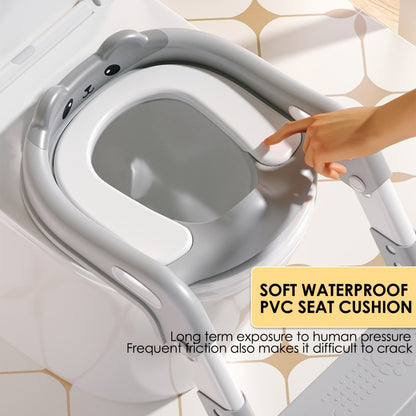 Potty Training Seat - Adjustable Soft 2-Step Ladder