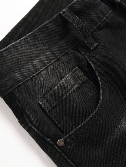 Slim Fit Men'S Jeans with Embroidery And Ripped Details