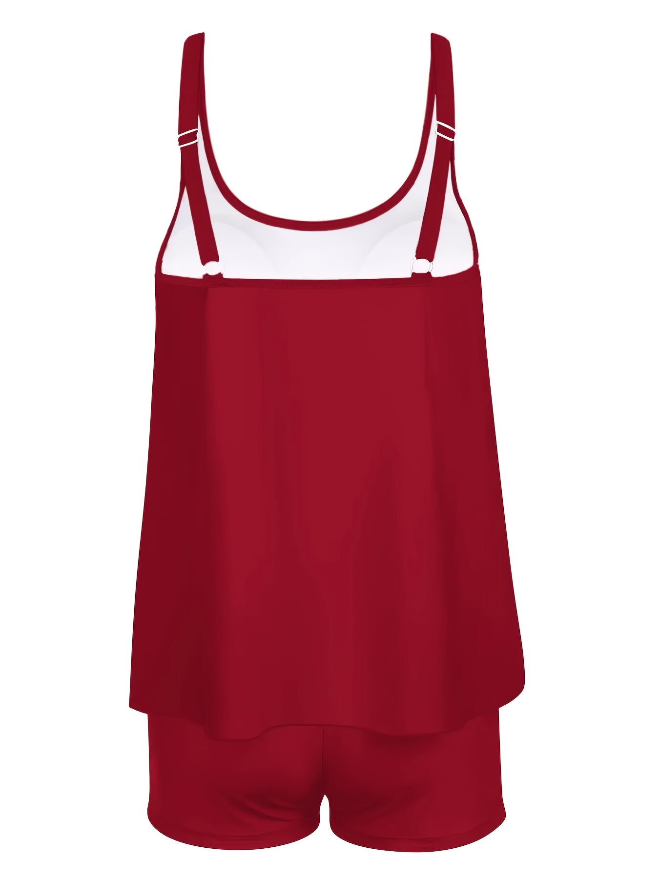Adorable Skeleton-Themed Two-Piece Swimsuit for Women, Featuring a Stylish Black Design with a Conservative Double Shoulder Tankini Style, Perfect for a Laid-Back Halloween Look