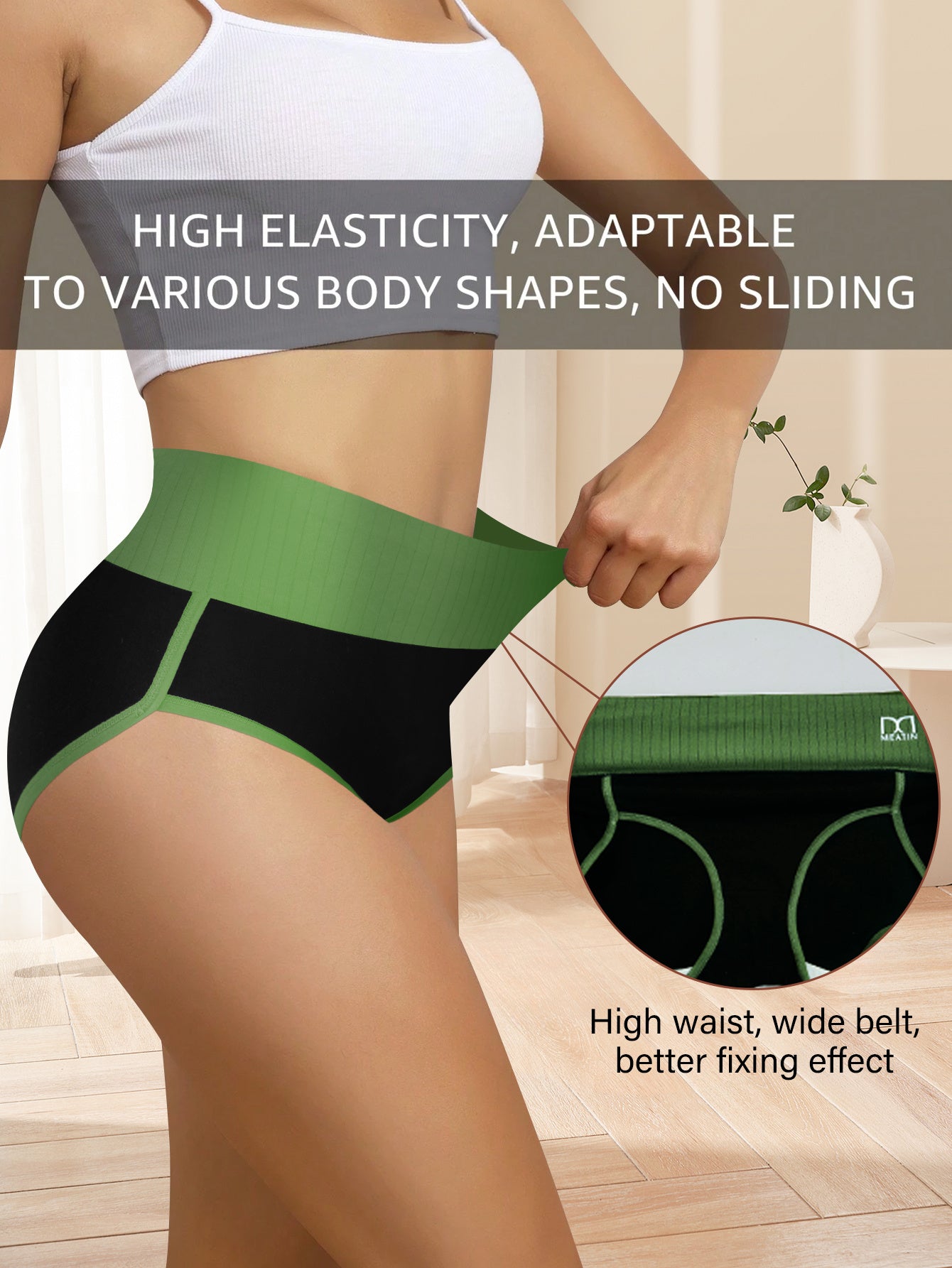 Women's Mixed colors High-Waist Underwear - product view 2