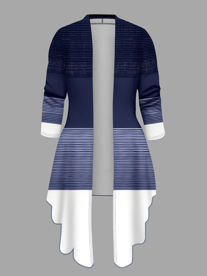2026 Women's Three-piece Suit, Printed Cardigan Jacket with Solid Slacks Vest Everyday Suit, Game Day Fan Gear for Football and All Fans