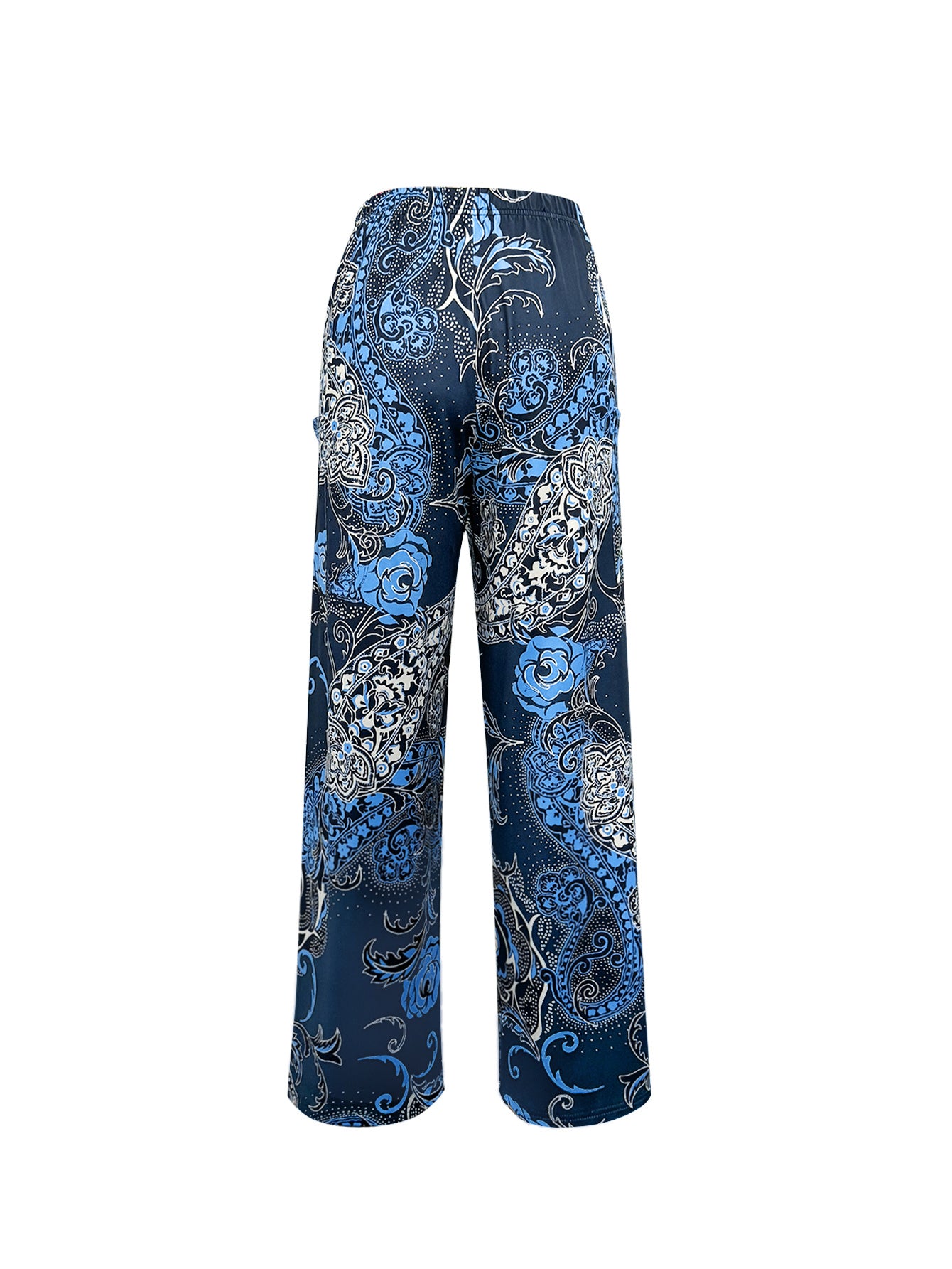 Women'S Summer New Casual Small Floral Patchwork Cute Women'S Loose Long Pants