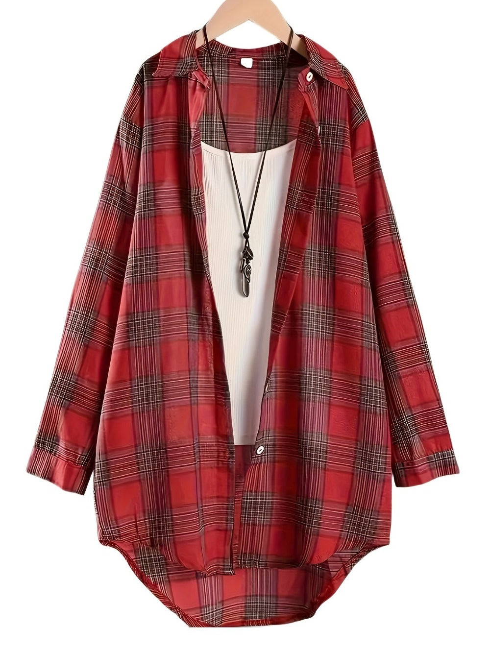 Unisex's Plaid Shirt - Long Sleeve 209253