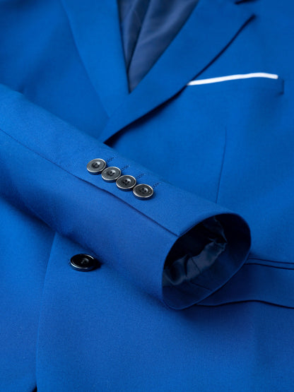 4pcs Luxury Classic Mens Solid Dress Suit Set - Lapel Jacket, Vest, And Trousers, Regular Fit, Long Sleeve, Conventional Contour, Perfect for Wedding Banquet, Business Meetings - High-Quality Fabric, Comfortable Wear, And Stylish Design