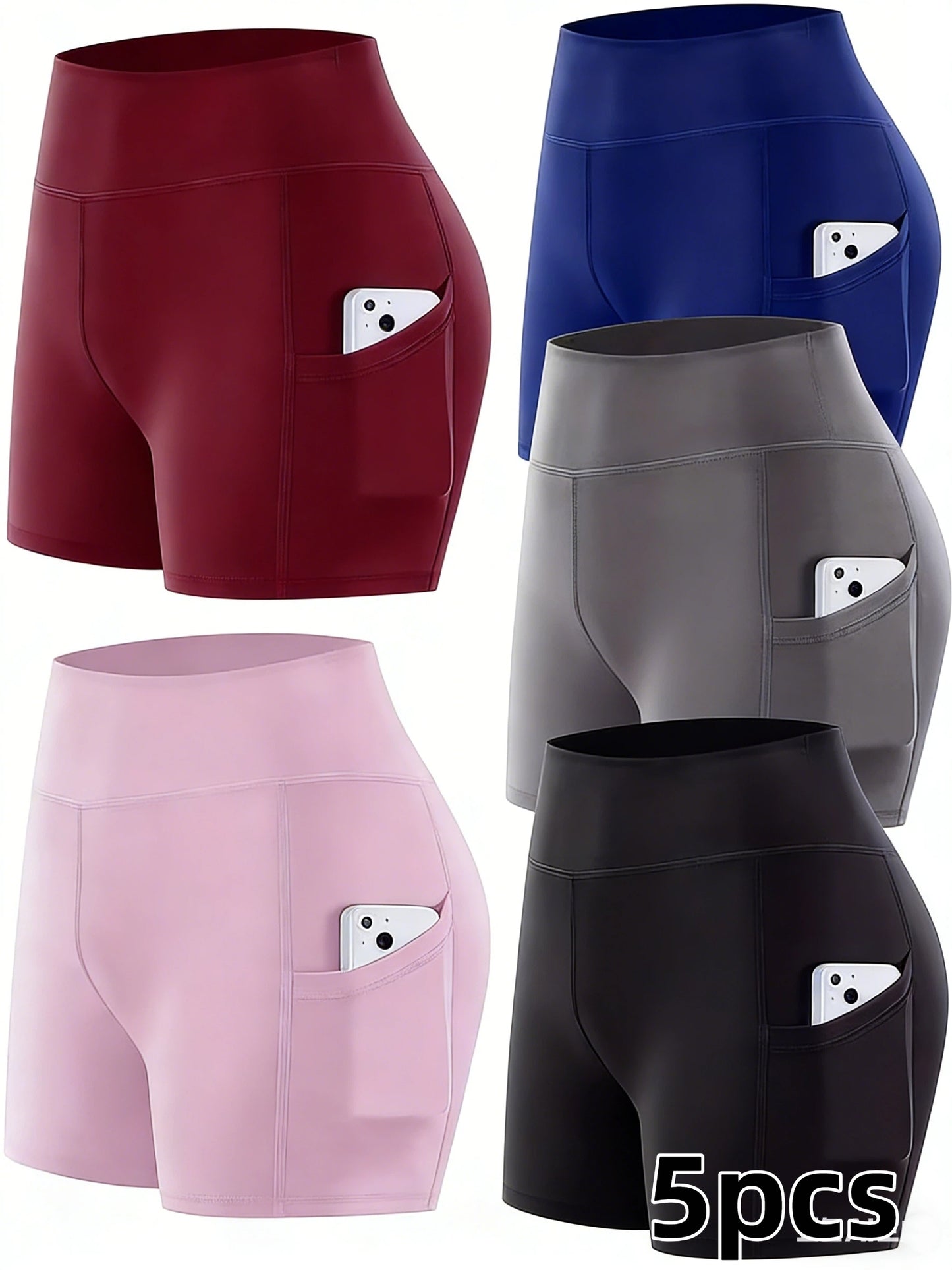 Women's Mixed colors Polyester Shorts - product view 18