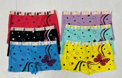 12-Pack Women's Cotton Boyshort Panties - Soft Breathable Assorted Colors