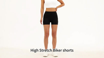 Women's 3pcs Polyester High-Waist Shorts - product view 5