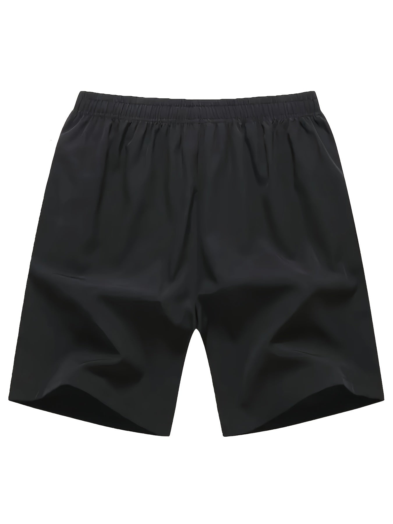 4pcs Men's Summer Sports Shorts, Made of Quick-drying, Lightweight and Breathable Fabric, with Reinforced Zipper Pockets and Drawstrings at the Waist. They Are Light, Comfortable, Casual and Loose, Suitable for Running, Fitness, Cycling, Basketbal