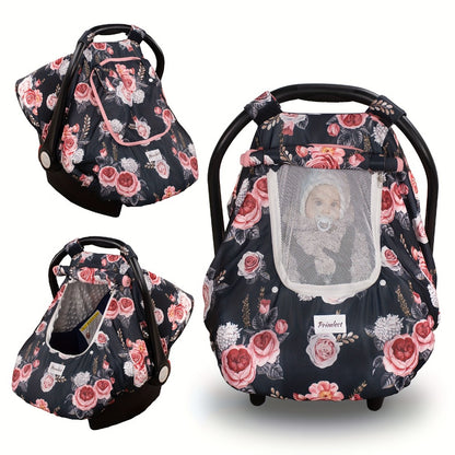 Baby Car Seat Cover - Beavtaens Minky Carseat Sover