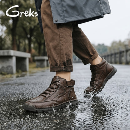Men's Boots - Lightweight Slip-On for Everyday Wear 413541