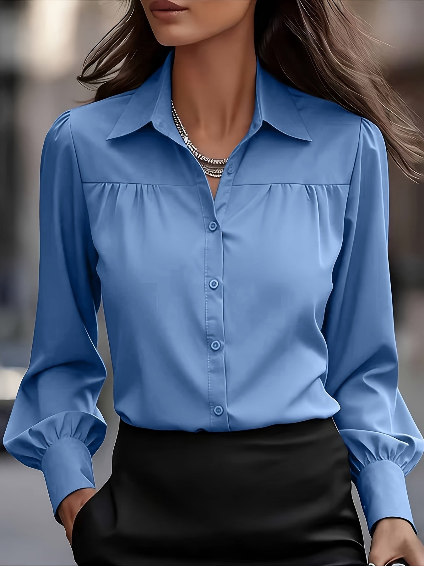 New Spring • Women's Casual Fashion • Long-sleeve Loose Blouse