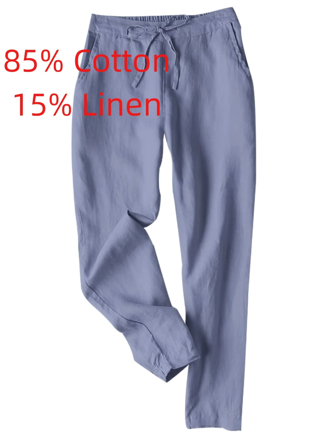 Women'S Summer Casual High-Waisted Drawstring Beach Pants