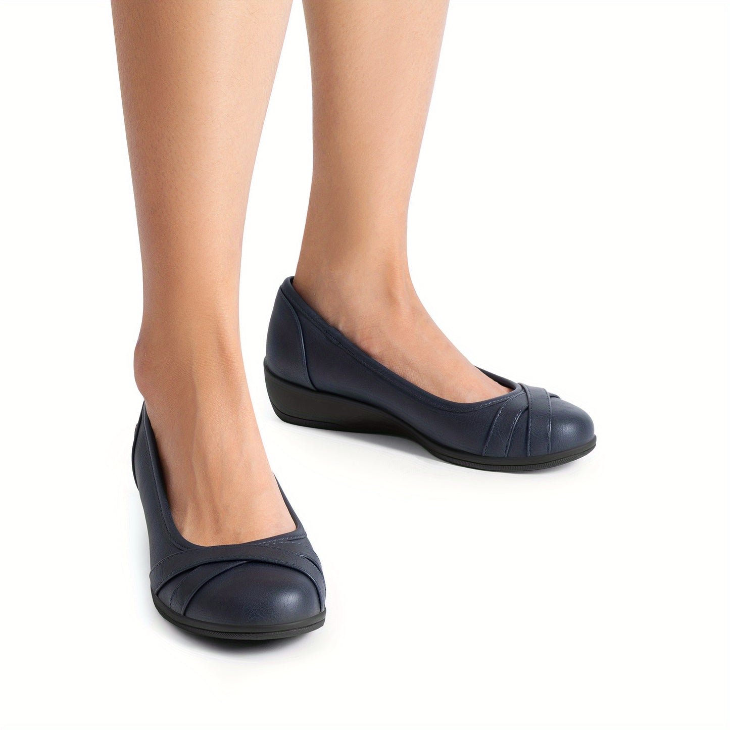 Casual Flat Shoes for Women with a Comfortable Round Toe And Low Heel, Ideal for Long Walks And Standing at. Soft-Soled Brand Shoes, Perfect As a Gift for Ladies.