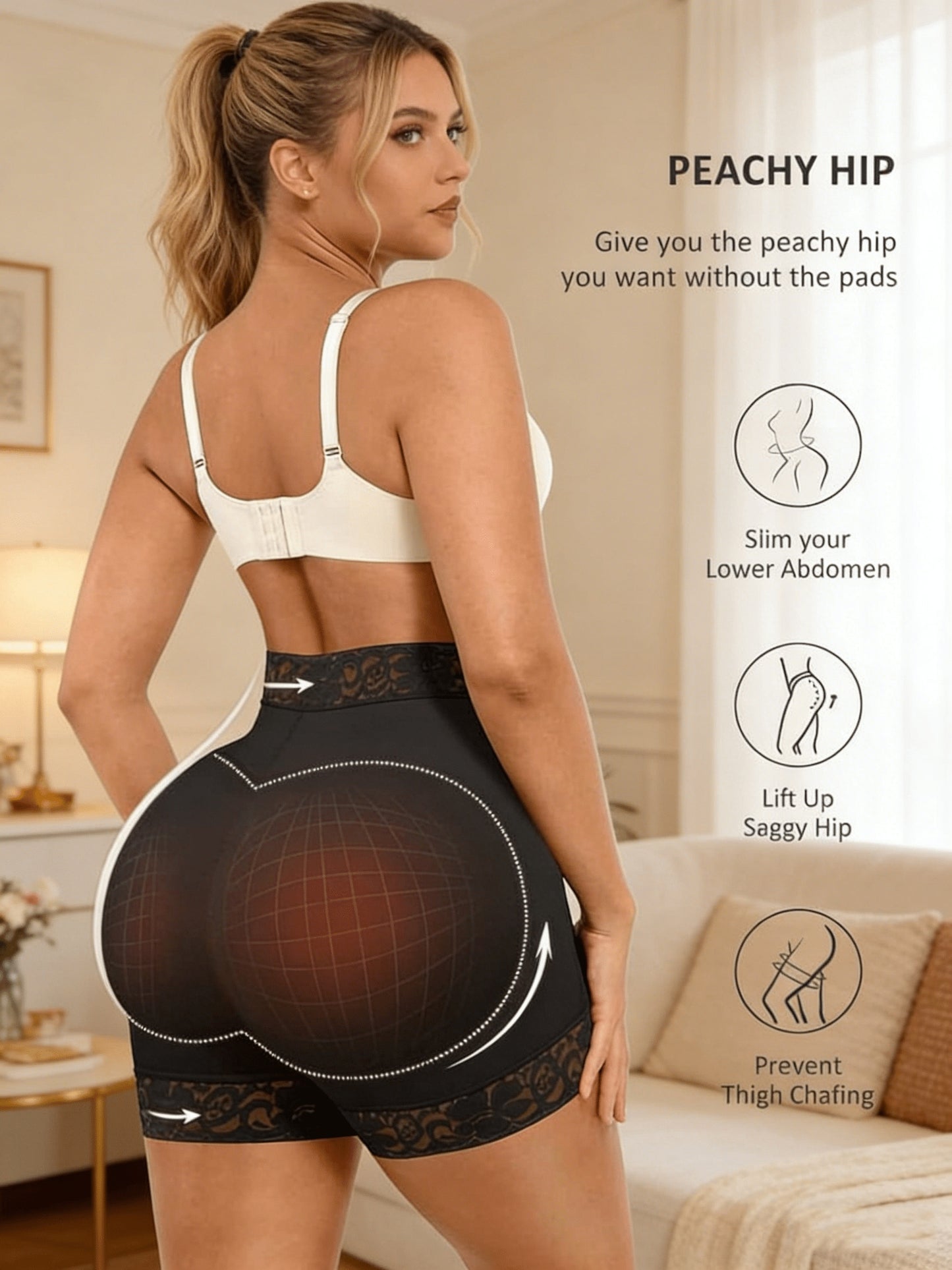 1pc Tummy Control Shapewear High Shorts for Women High Waist Butt Lifting Panties Body Shaper Compression Faja Colombianas