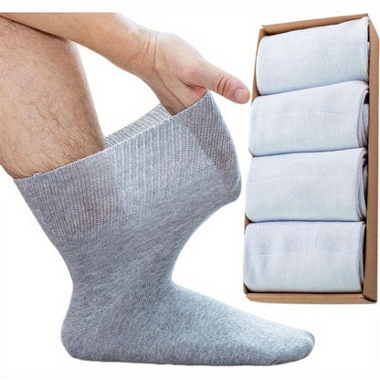 Men's Wide-Tube Socks - 4-Pair Pack - Loose-fit wide-tube design with arch support