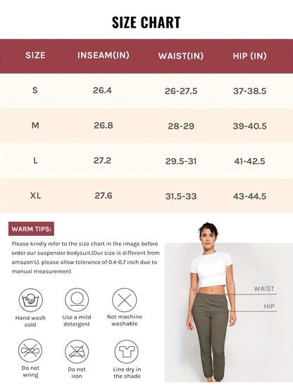 Women's Pants with Drawstring Inside Stretch Golf Pants High Waist Deep Pockets Travel Athletic Work Casual