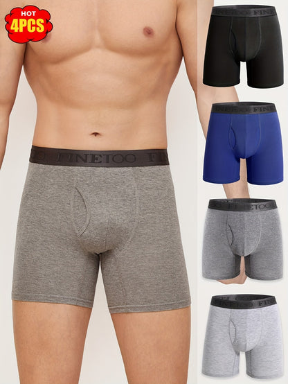 Men's Boxer Briefs - Breathable 4 Pack Everyday