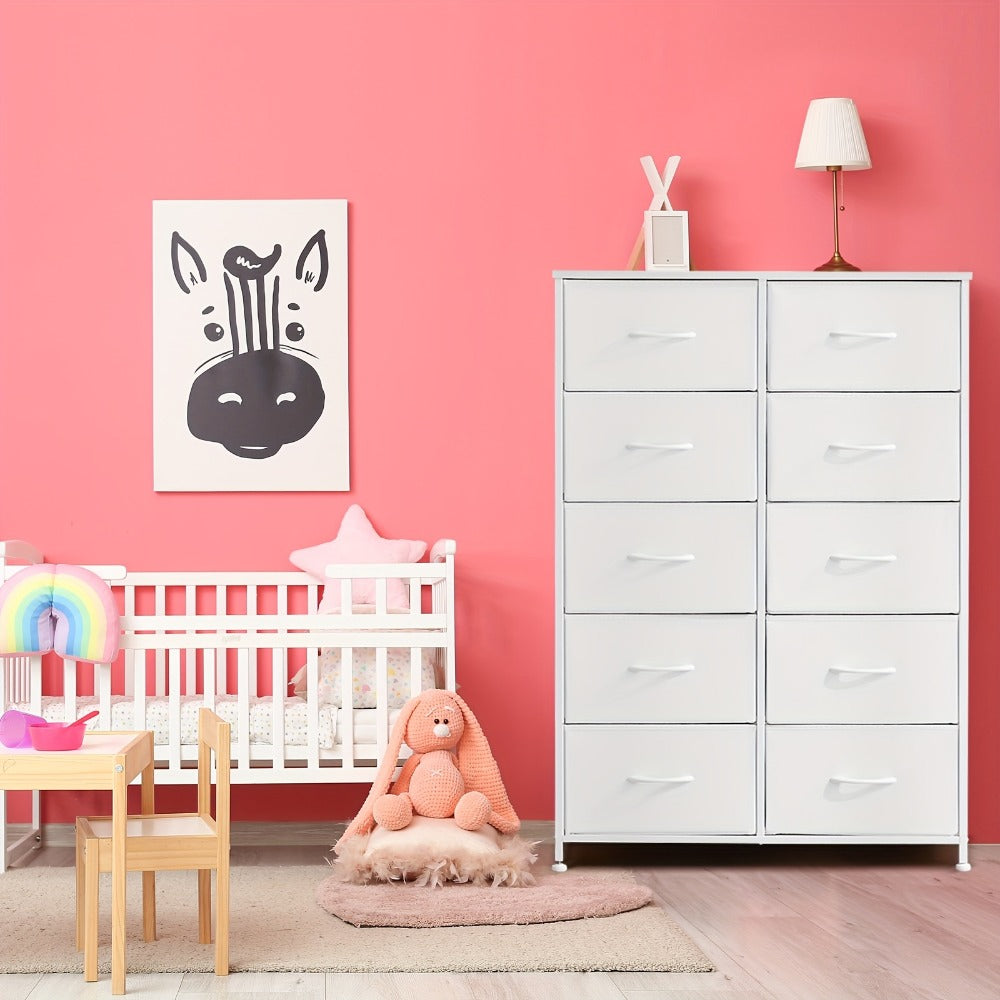 Fabric Drawer Dresser - Space-Saving