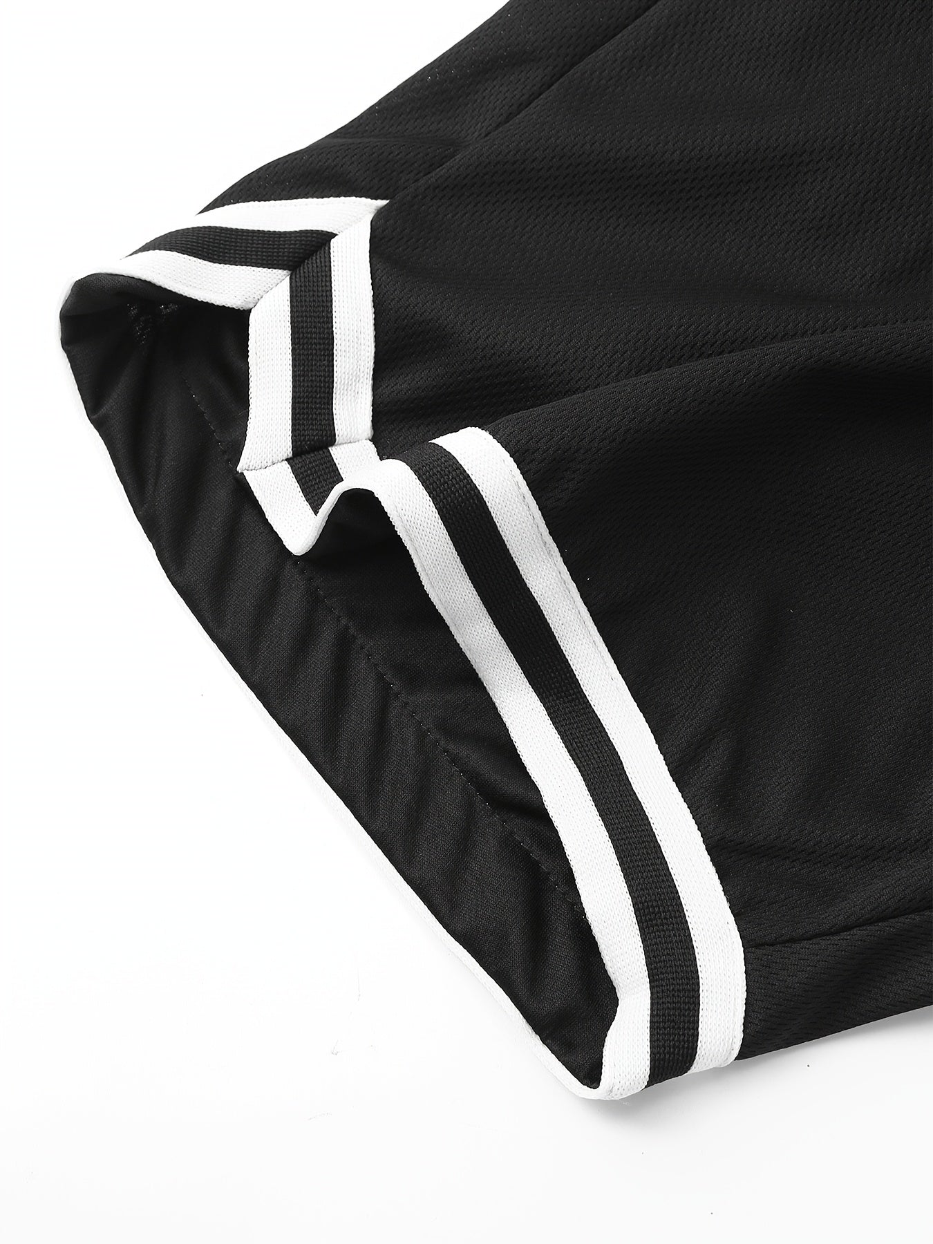 Men's Black + Red + White + Yellow + Green + Khaki Polyester Shorts - product view 15