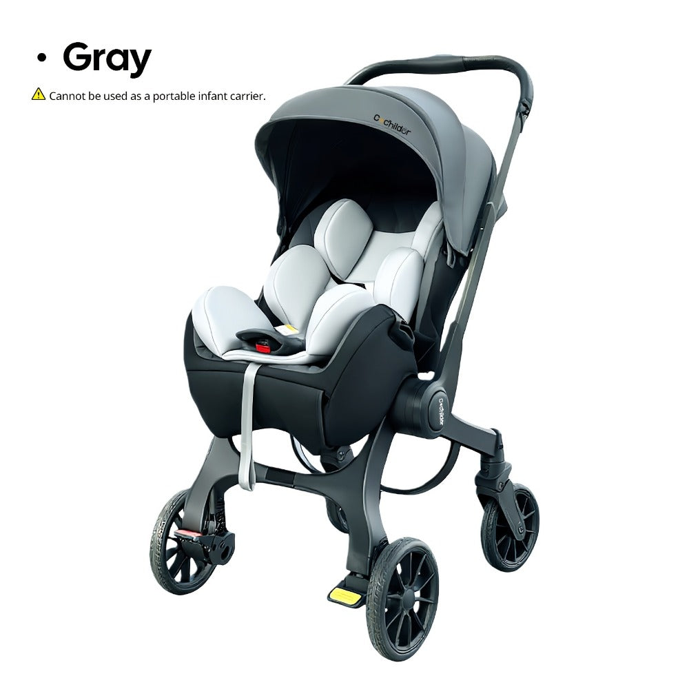 Baby Stroller - Foldable Adjustable Travel Metal