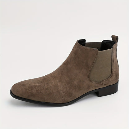 Men's  Boots Dress Boots Casual Ankle Boots High-top Slip On Dress Shoes for Outdoor Camping
