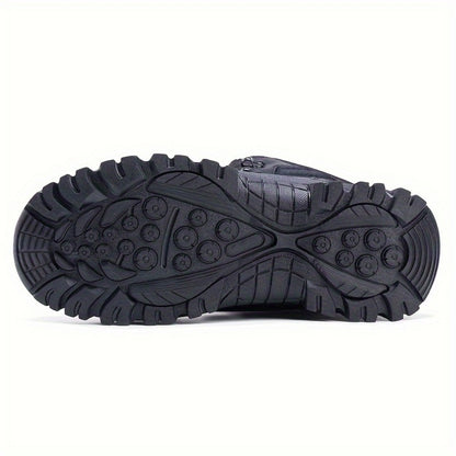 Men's Snow Boots - Non-Slip Sole Plush Lined for Beach & Water