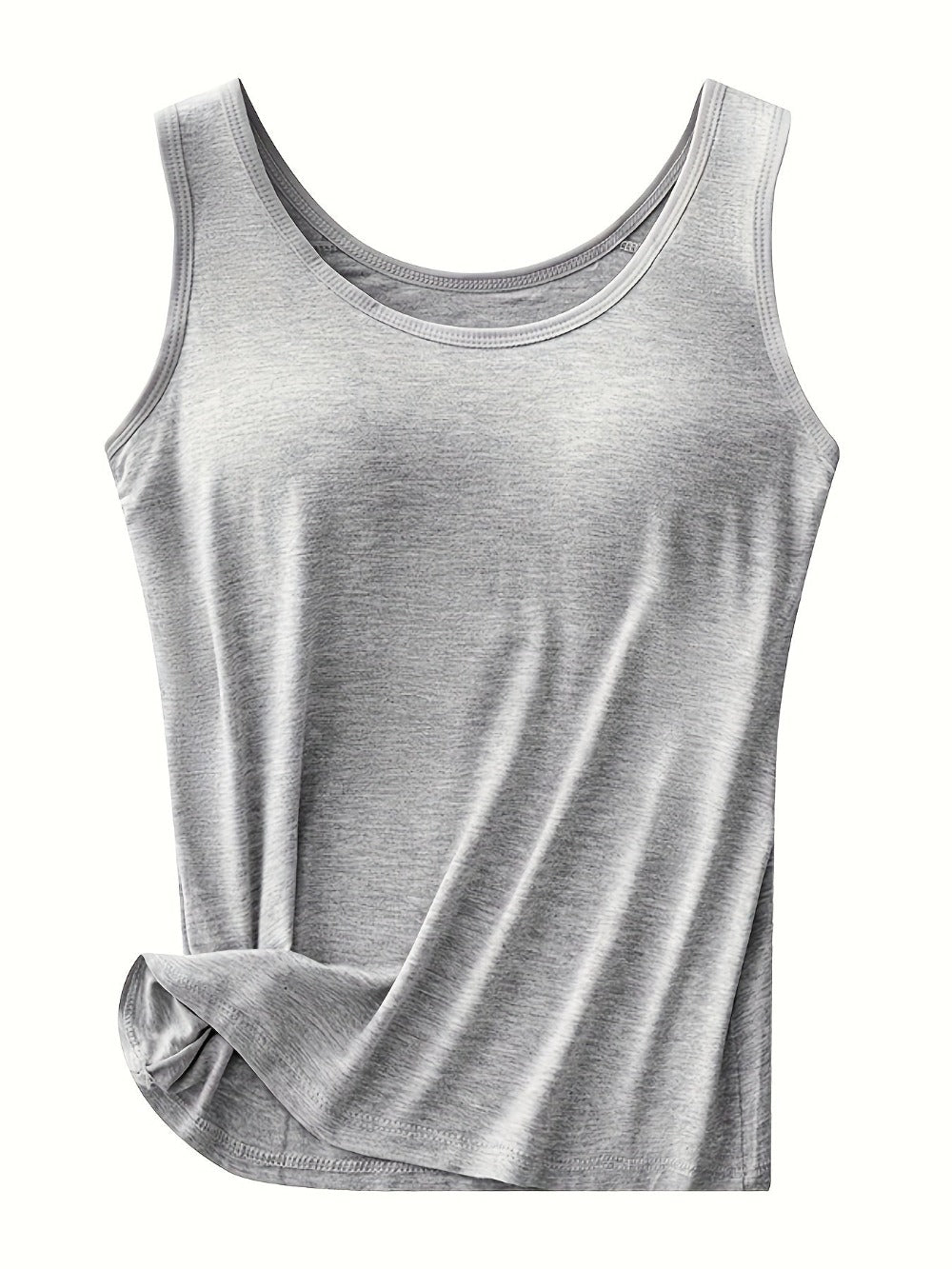 Women's Built-In Bra Camisoles - 3-Pack Wire-Free Padded