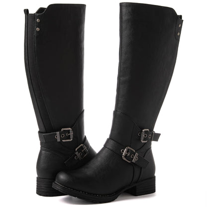 GLOBALWIN Women's Knee High Fashion Boots For Women