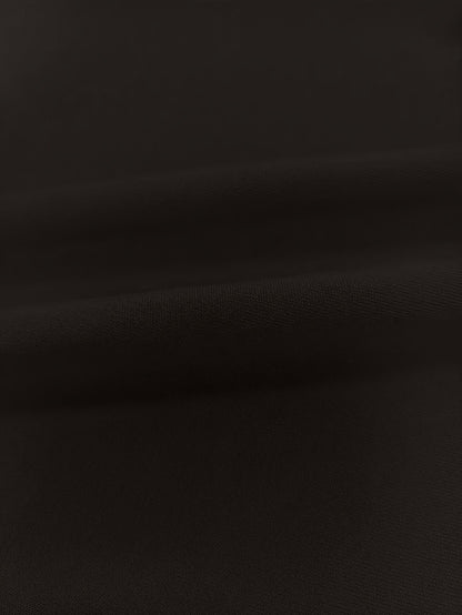Black Polyester V-Neck Sleeveless Shorts - product view 19