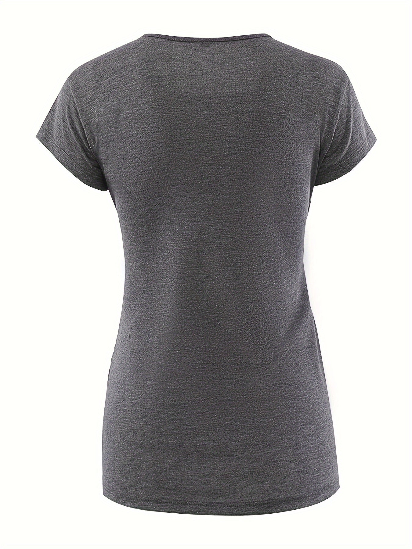 Set of 3 Women'S Short Sleeve Maternity Tops with Side Ruching for Breastfeeding