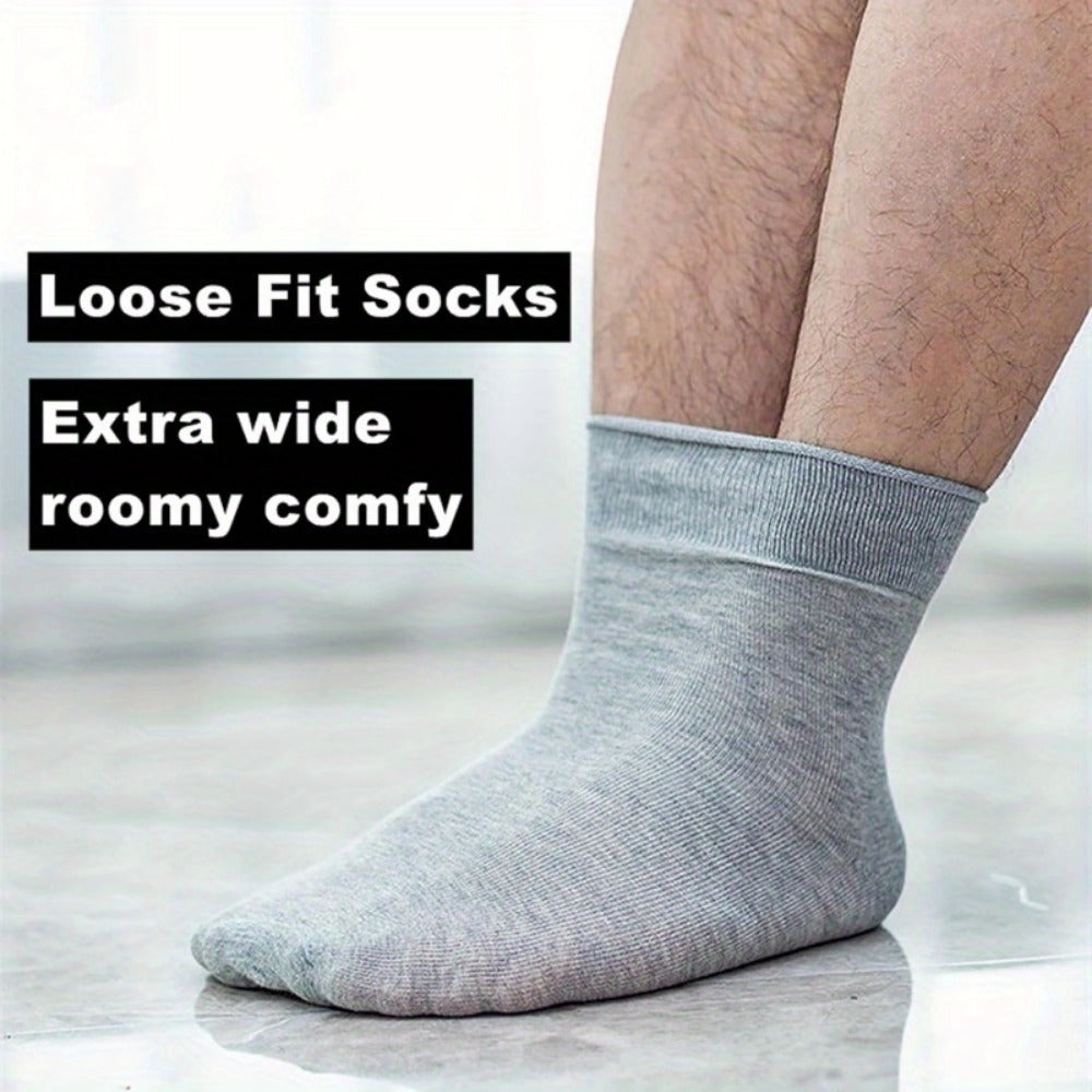 Men's Wide-Tube Socks - 4-Pair Pack - Loose-fit wide-tube design with arch support
