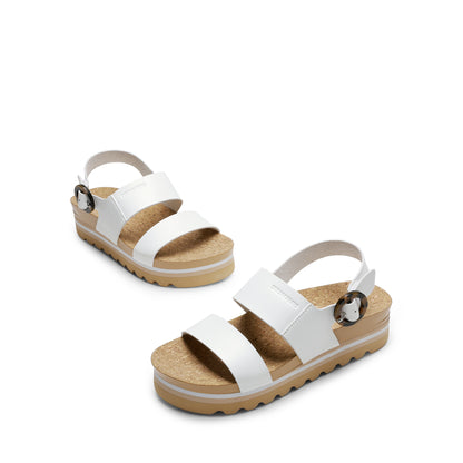 Women's Stylish Platform Espadrille Wedge Sandals Round Toe Summer Causal Shoes Crisscross Band Adjustable Ankle Strap Buckle