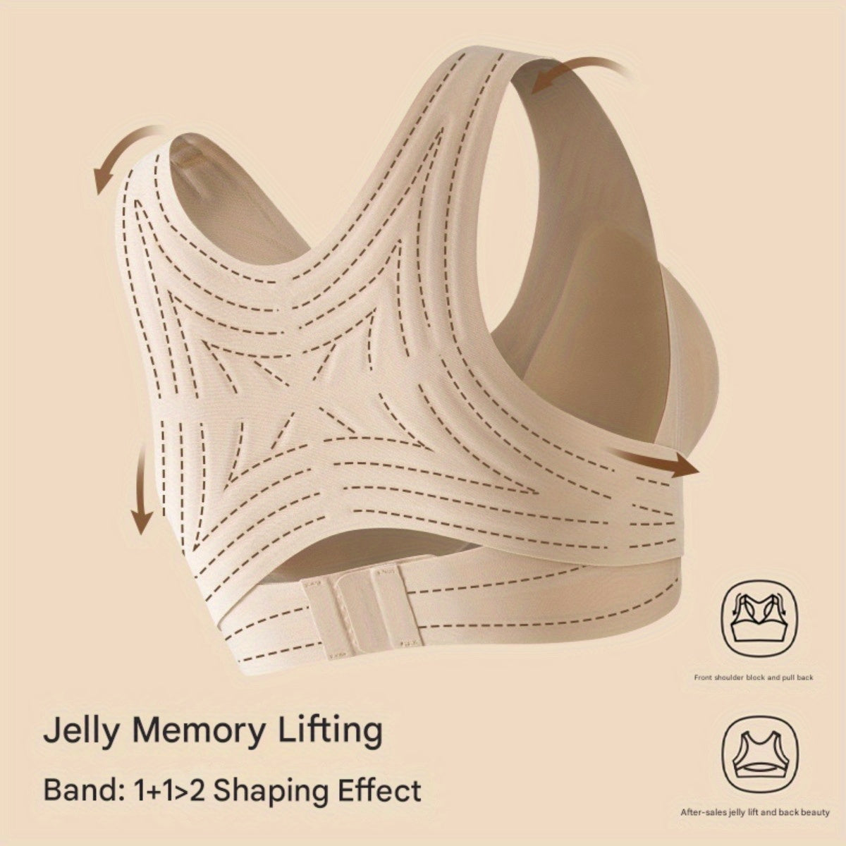 Posture Corrector Underwear for Women: Invisible And Lightweight Back Support, Suitable for Neck, Shoulder, And Upper Back Posture, Corrects Hunchback And Round Shoulders