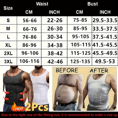 Men's Two-Piece Outfit Set - Sleeveless 262053