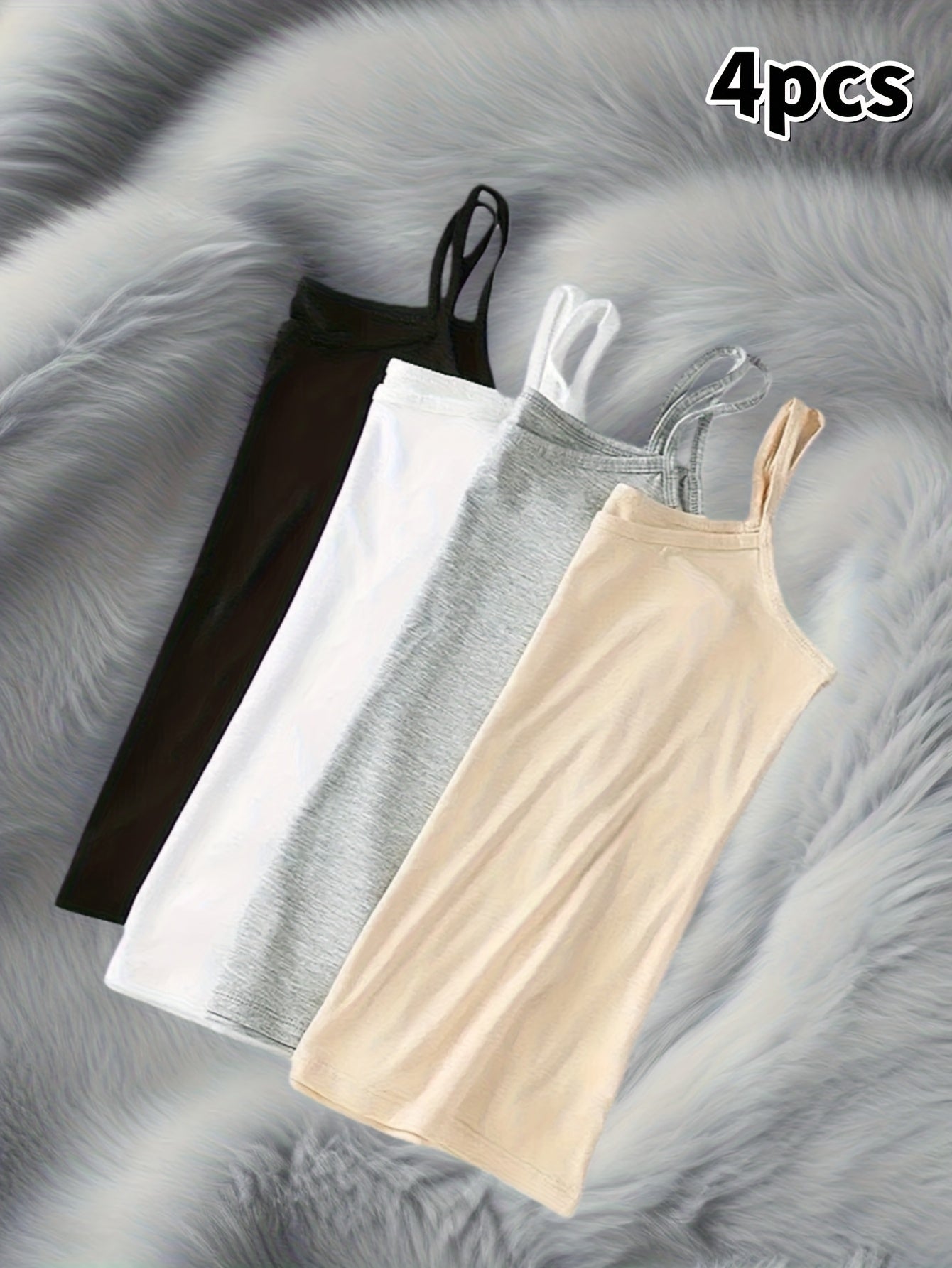 Women's Mixed colors Knit Sleeveless Tank Top - product view 3