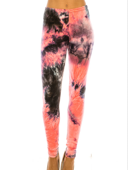 Leggings For Women Buttery Soft Classic Tie Dye Yoga Leggings