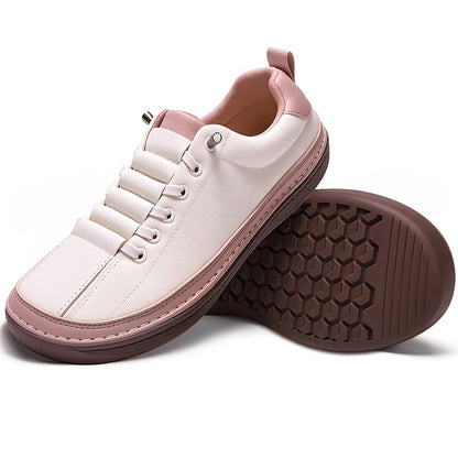 Women's Wide Top Minimalist Barefoot Sneakers - Featuring A Wide Toe Sole And Low Cut Lace Up Walking Shoes, Wide Last Shoes, Cushioning, Lightweight And Breathable, Suitable for Fitness, Yoga Steps, And Daily Work. Couple Shoes.damen Schuhe