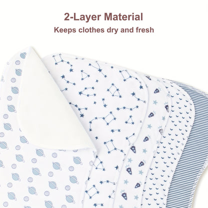 10pcs Burp Cloths for Baby Boys And Girls - Baby Burp Cloth, Baby Washcloths, Burp Rags, Large Neutral Burp Clothes for Newborn