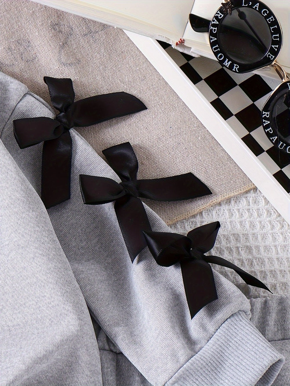 Girls' Solid Color Outfit Set - Fall