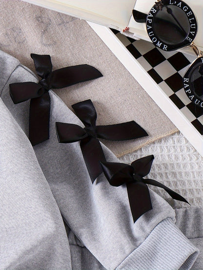 Girls' Solid Color Outfit Set - Fall