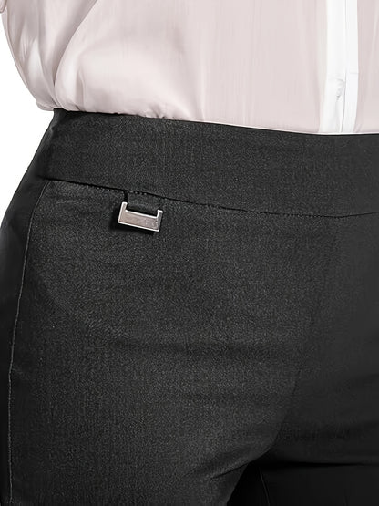 Women'S Petite SizePull-On Dress Shorts W/D-Ring, Work & Office Casual