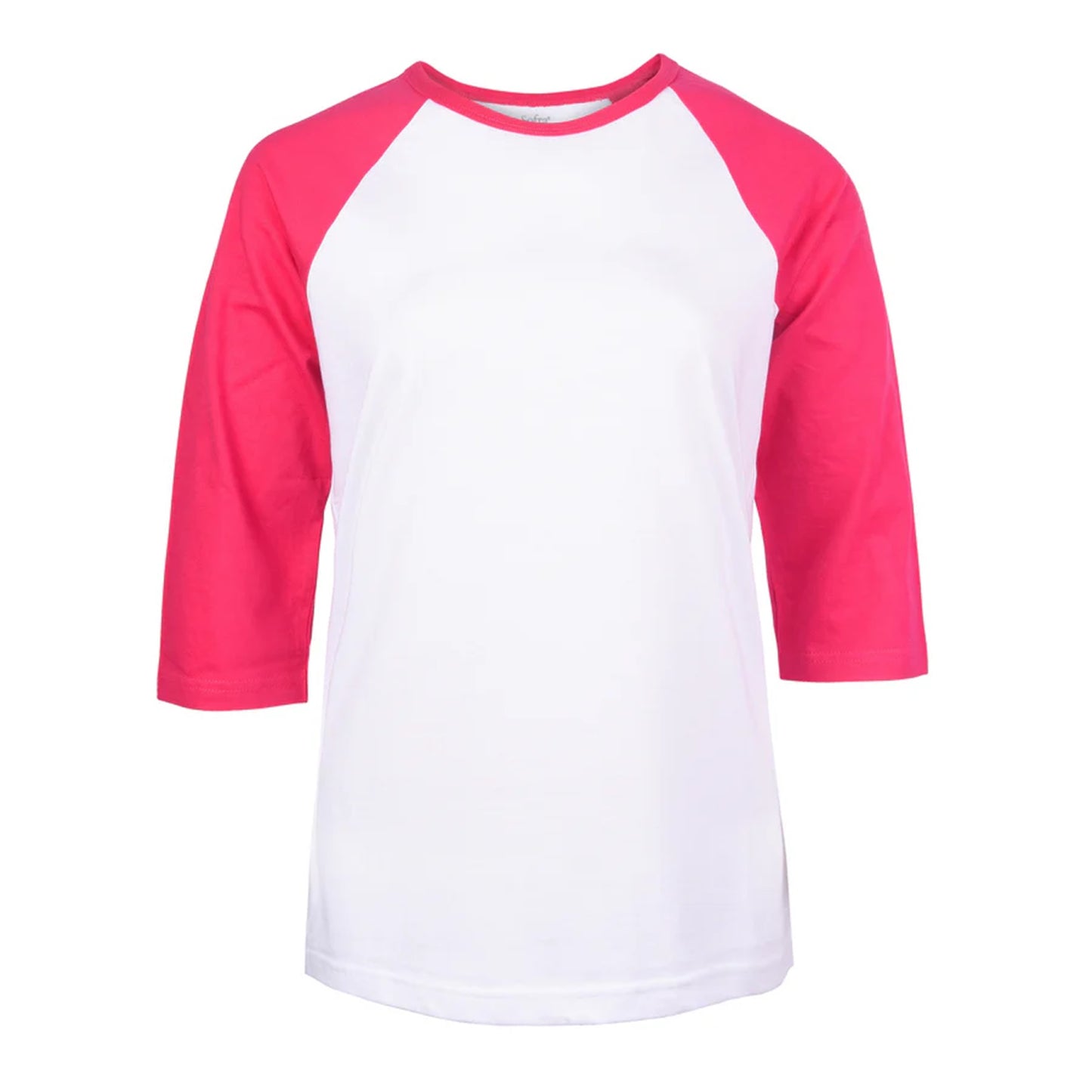 LADIES COTTON BASIC BASEBALL TEE