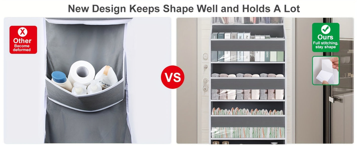 Nursery Door Organizer - 6-Pocket Diaper Storage