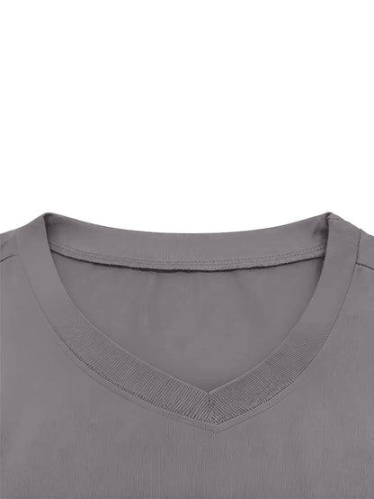 Women's Black Polyester V-Neck Shorts - product view 40
